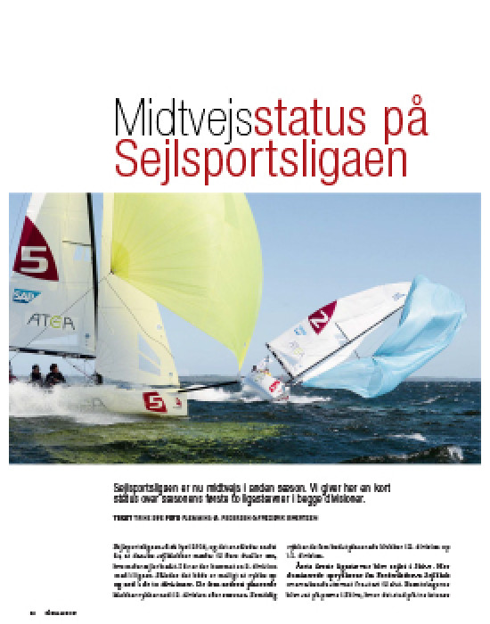 Midtvejsstatus på Sejlsportsligaen